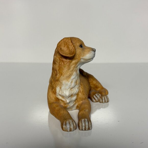 Homco Golden Retriever Mother and Puppy Figurine 5.5inx3in Vintage Porcelain 147 - Picture 2 of 7
